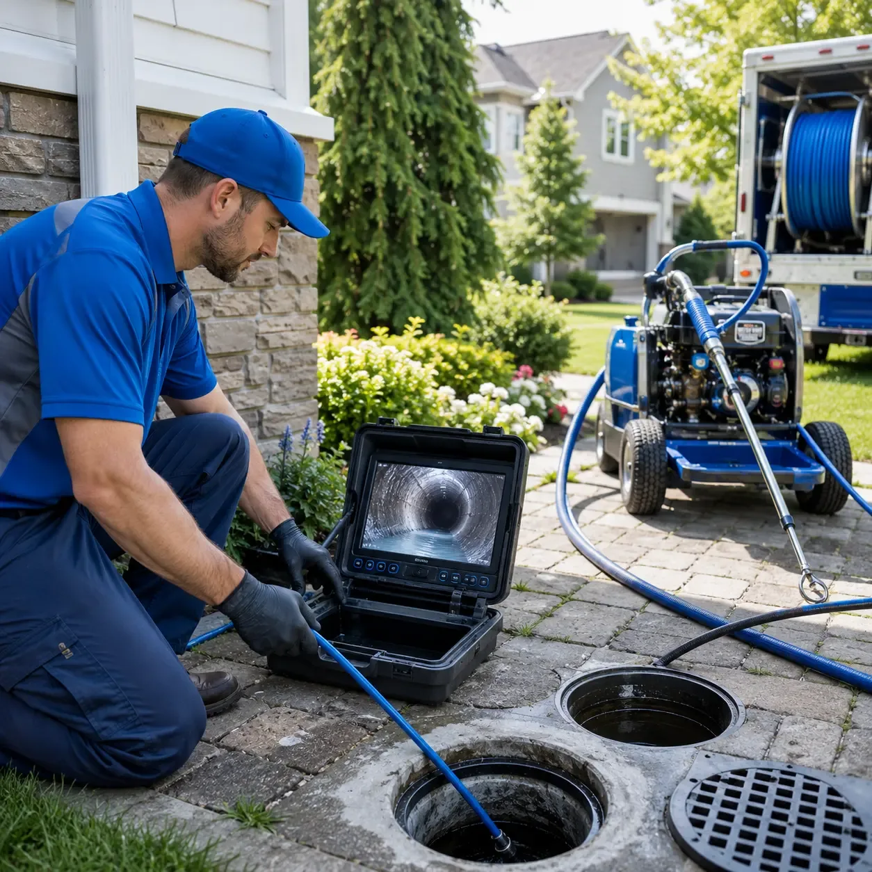 Outdoor drain cleaning professionals serving Eighty Four, PA